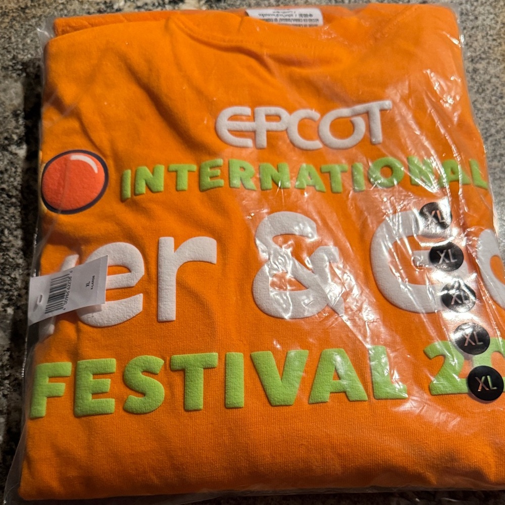 EPCOT International Flower & Garden Festival 2025" XL
NWT Sealed Bag